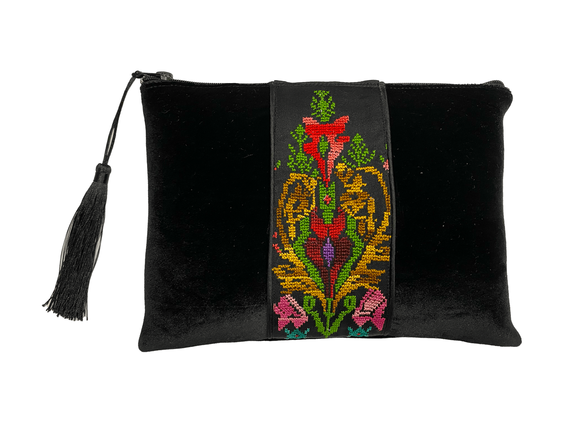 The Hand Embroidered Pouch