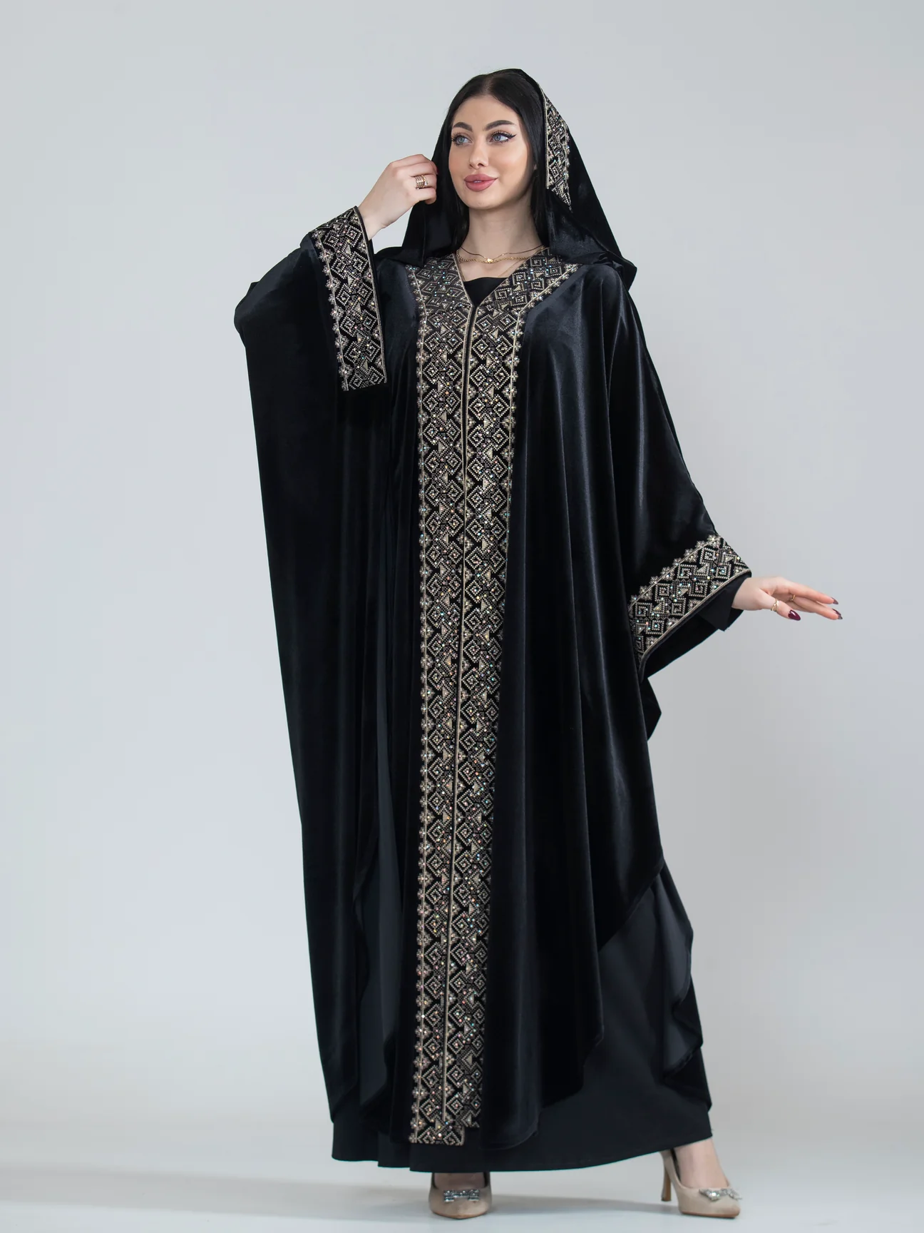 Women's winter warm abaya