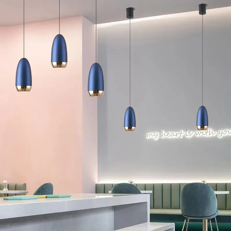 Kitchen Island Mini Adjustable up and Down Modern LED Pendant Lights