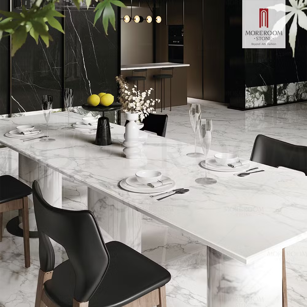 3200X1600 1200X2600 1200X2400 3mm 6mm 12mm 15mm Large Format Big Size Statuario Marble Stone Glazed Polished Matt Porcelain Ceramic Slab Wall Floor Tiles